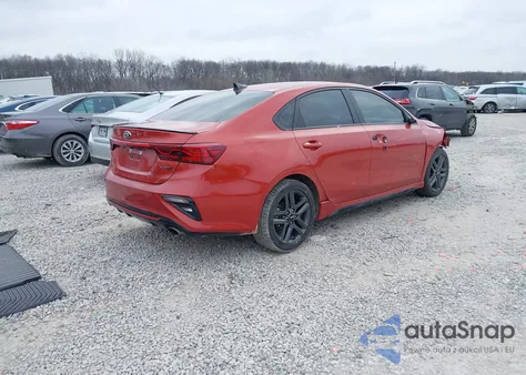 2021 Kia Forte Gt-Line from USA, damaged, VIN 3KPF34AD7ME356842